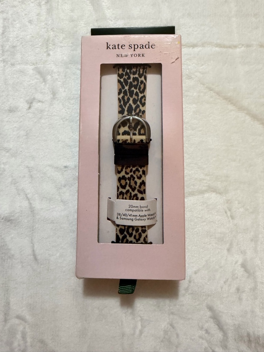kate spade New York Leopard Print Watch Band for Apple or Samsung Galaxy Watches